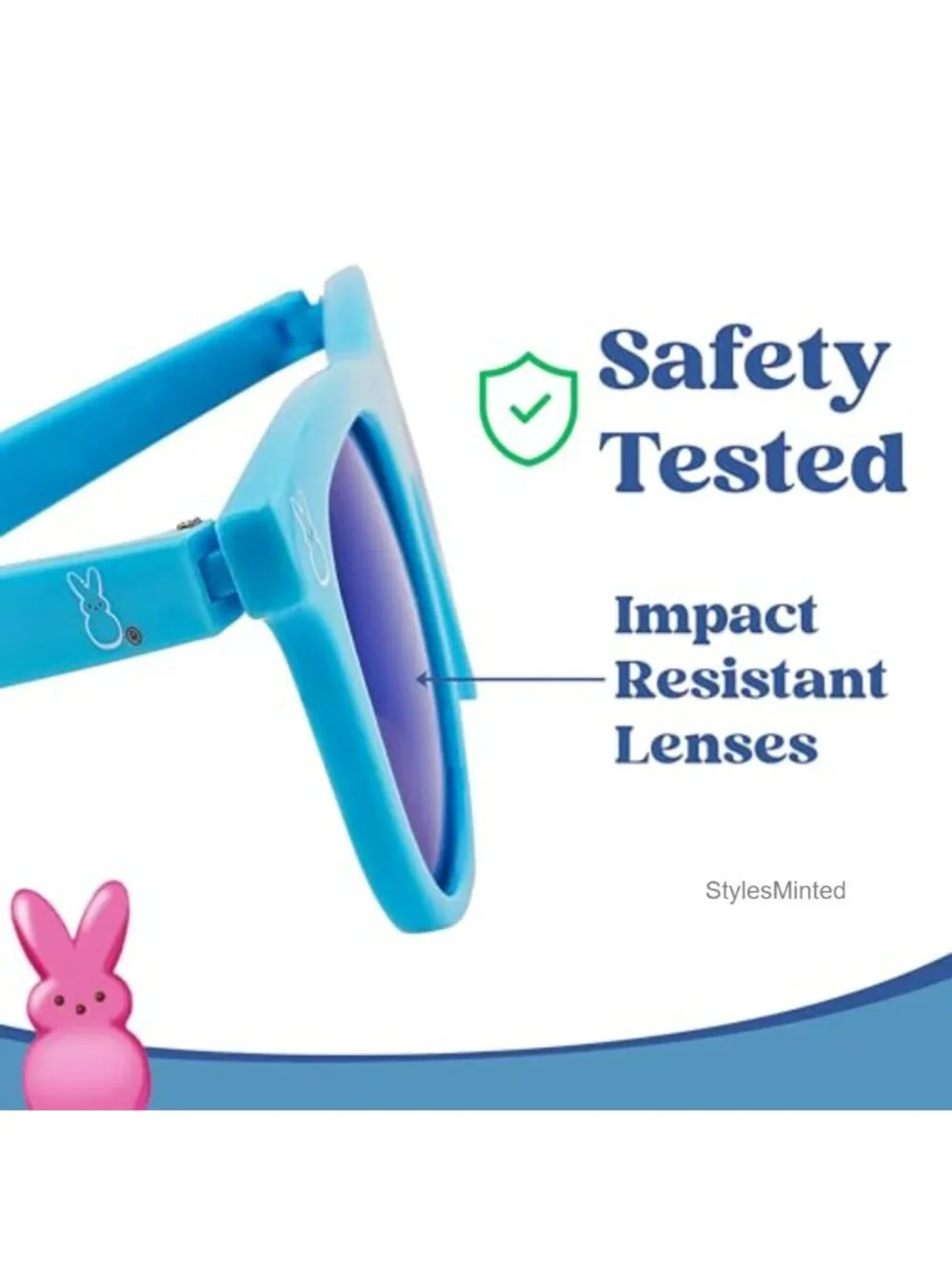 PEEPS Sunglasses for Kids UV 400 One Size